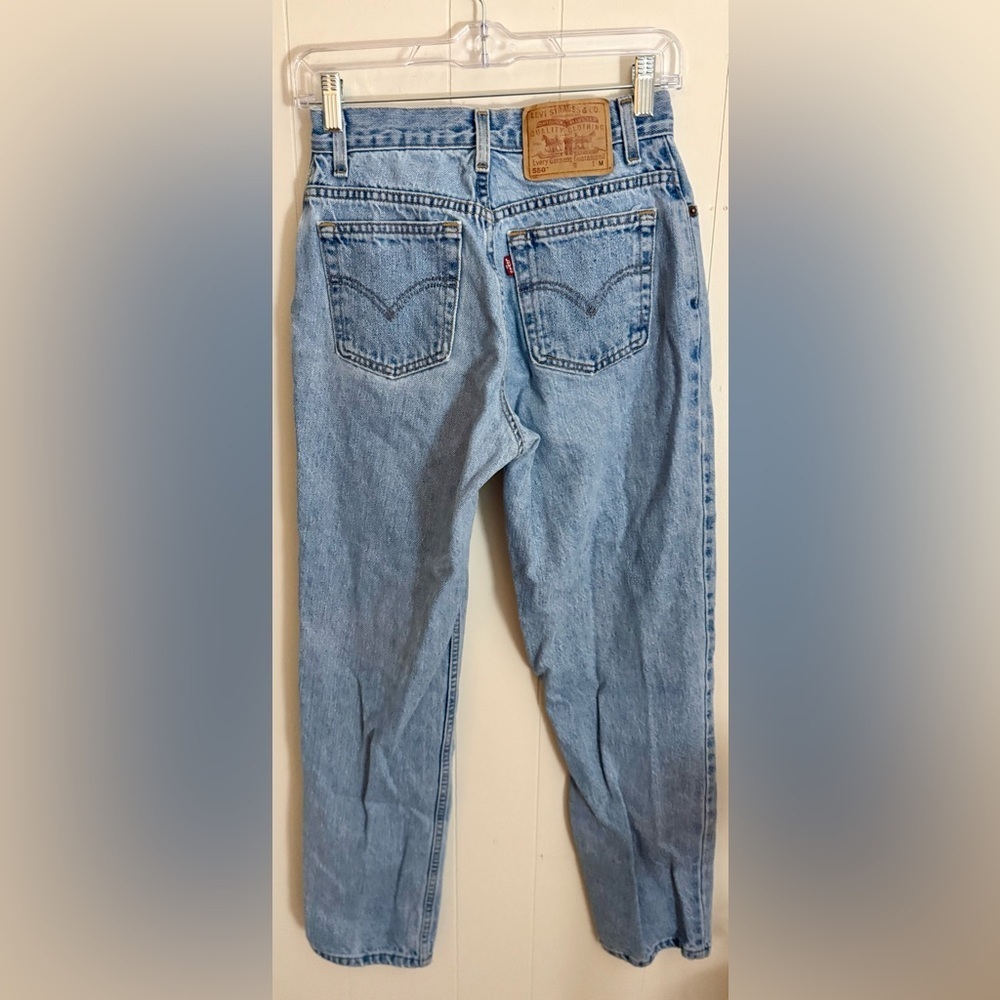 LEVI’S 550 Relaxed Fit Tapered Leg Jeans Women Size 6 Mis M - Picture 5 of 9